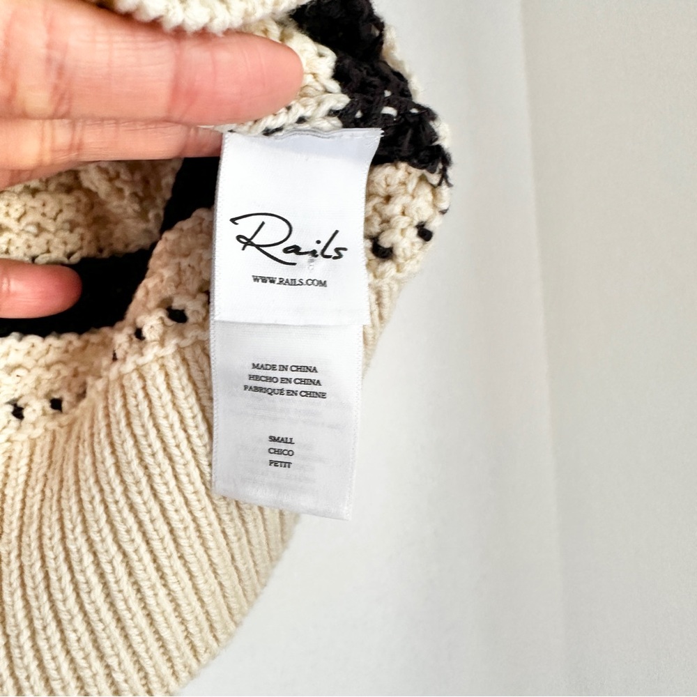 Rails Penelope Striped Crochet Top - Picture 8 of 10